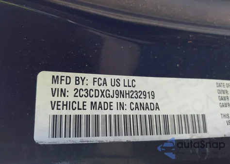 2022 Dodge Charger Scat Pack Widebody from USA, damaged, VIN 2C3CDXGJ9NH232919